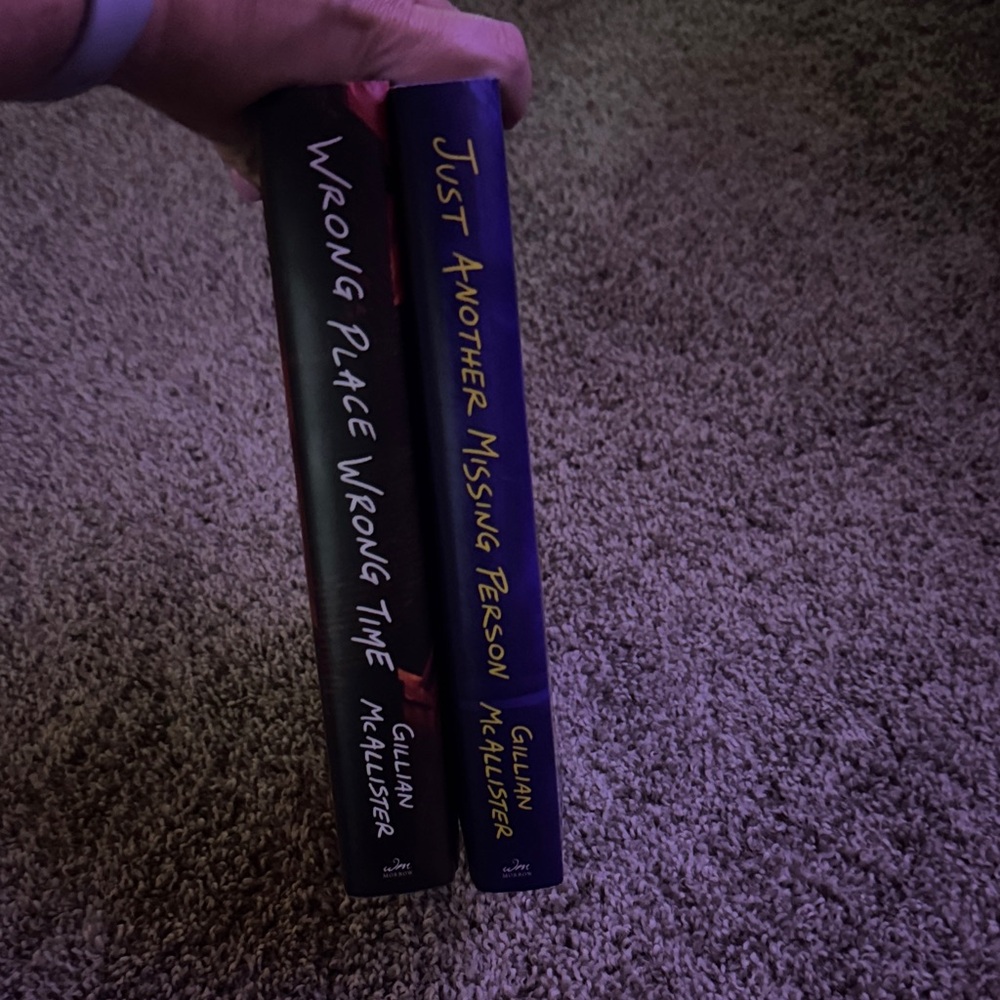 Book Set - Gillian McAllister Wrong Place Wrong Time & Just another Missing Pers
